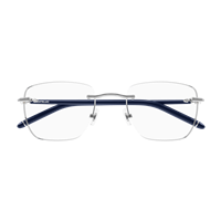 Montura de gafas Montblanc Hombre MB0274O003-SILVER-BLUE-TRANSPARENT53 - MB0274O003-SILVER-BLUE-TRANSPARENT53